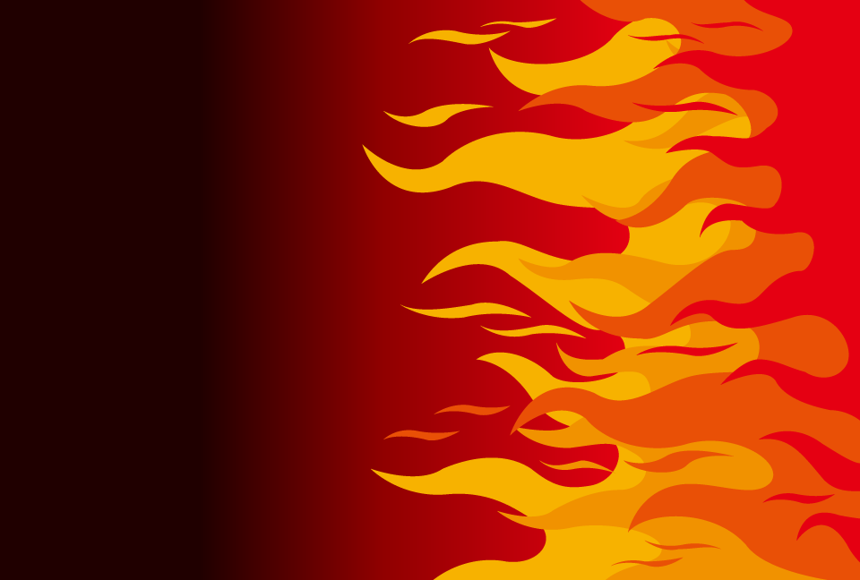 炎 火イメージの赤色の背景素材 Ai Epsのイラレ イラストレーター